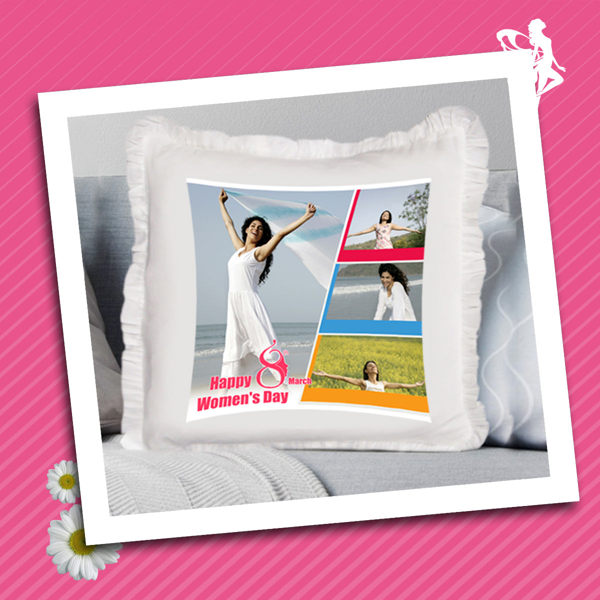 Women's Day Pillow