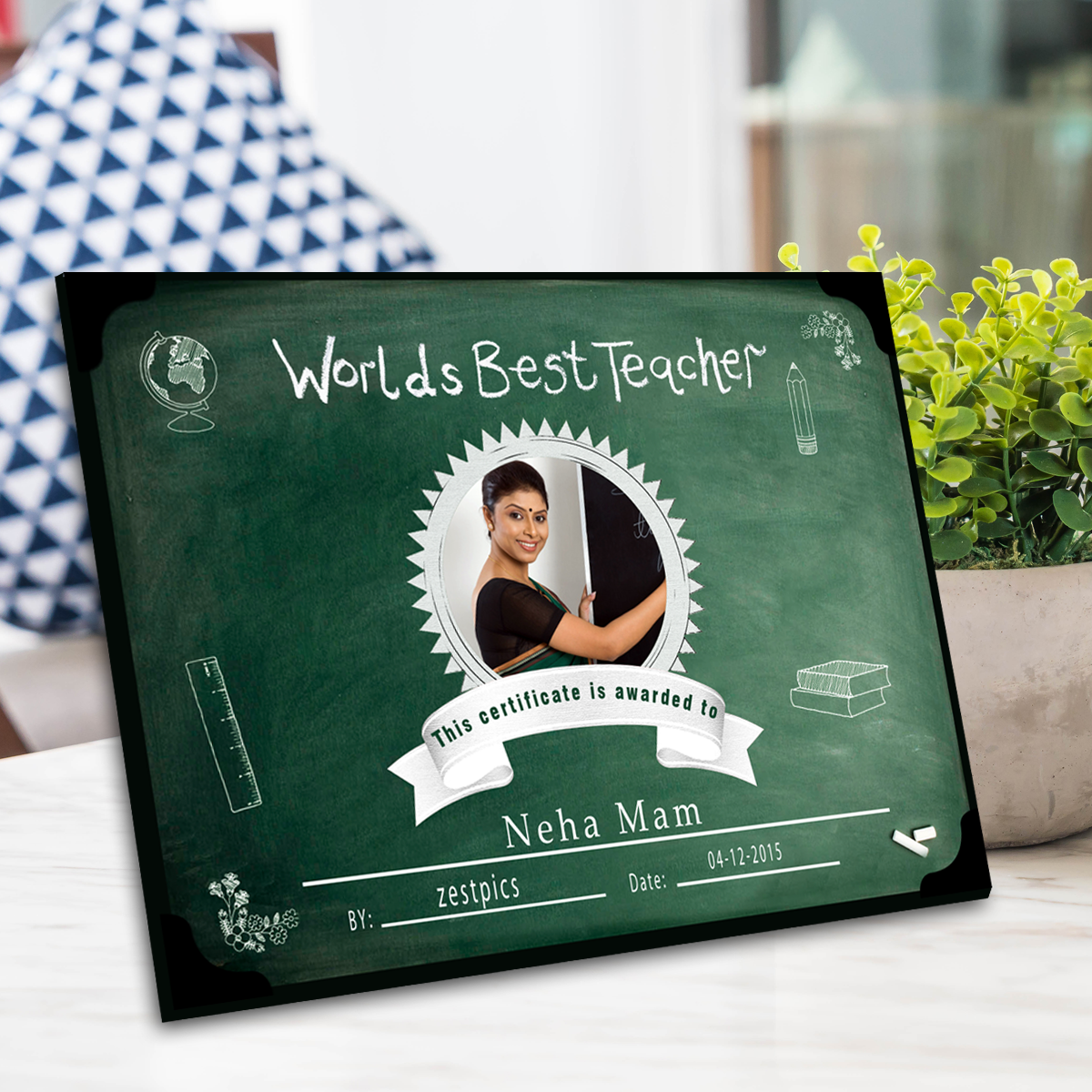 World's Best Teacher Certificate