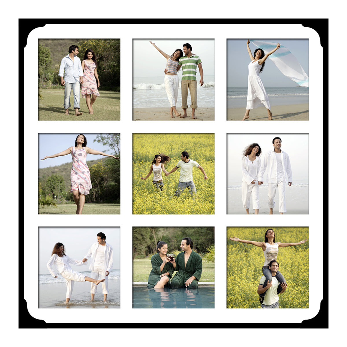 9 Photos Collage Frame