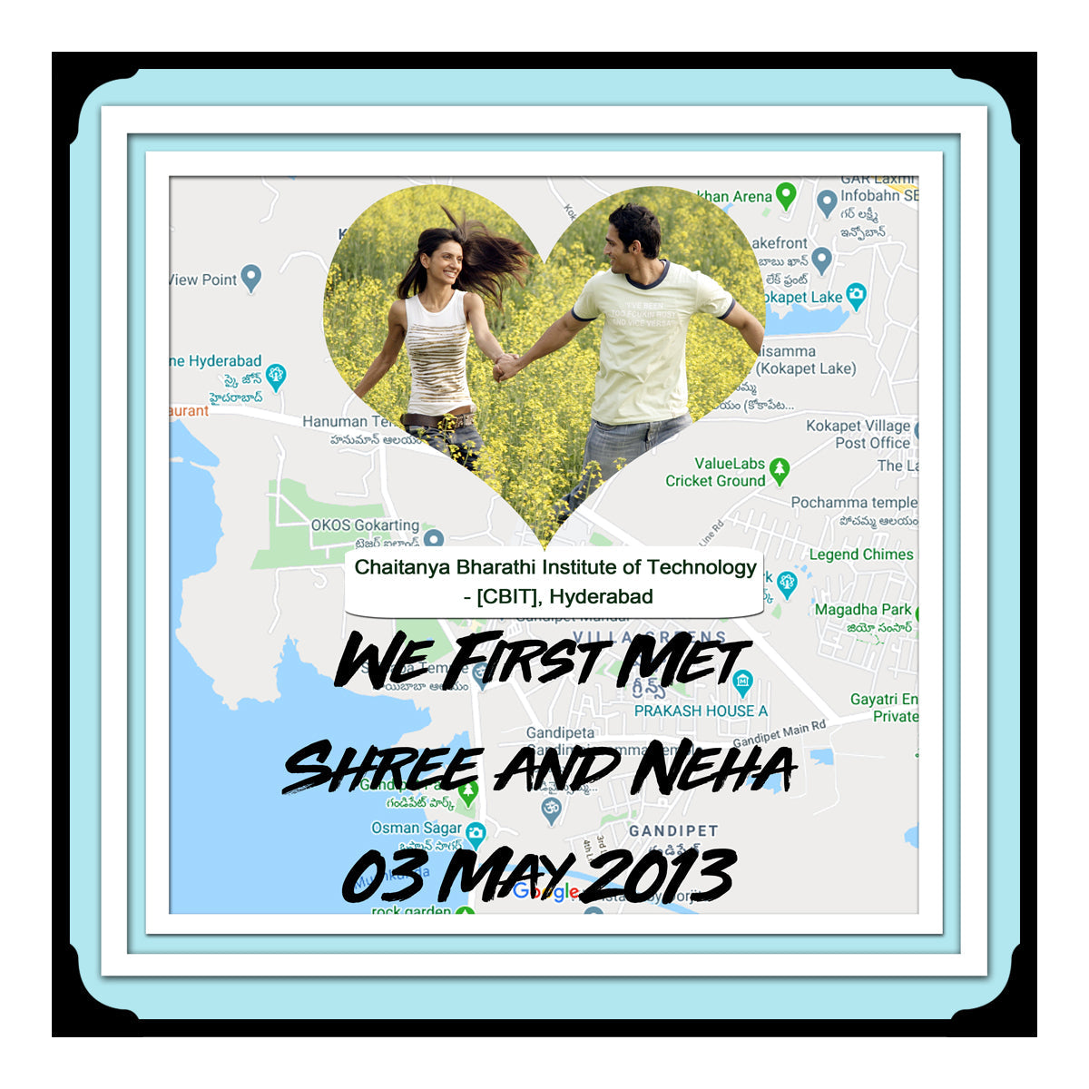 We First Met Location Frame