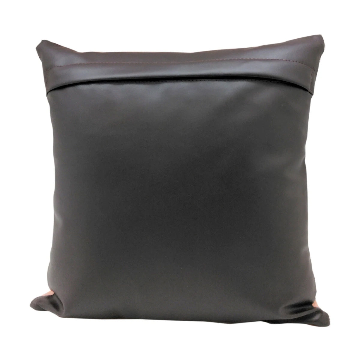 Engraved Leather Pillow
