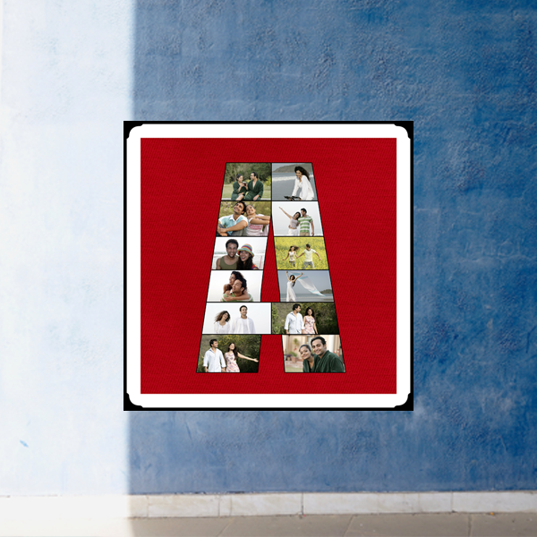 Alphabet Letter Photo Collage