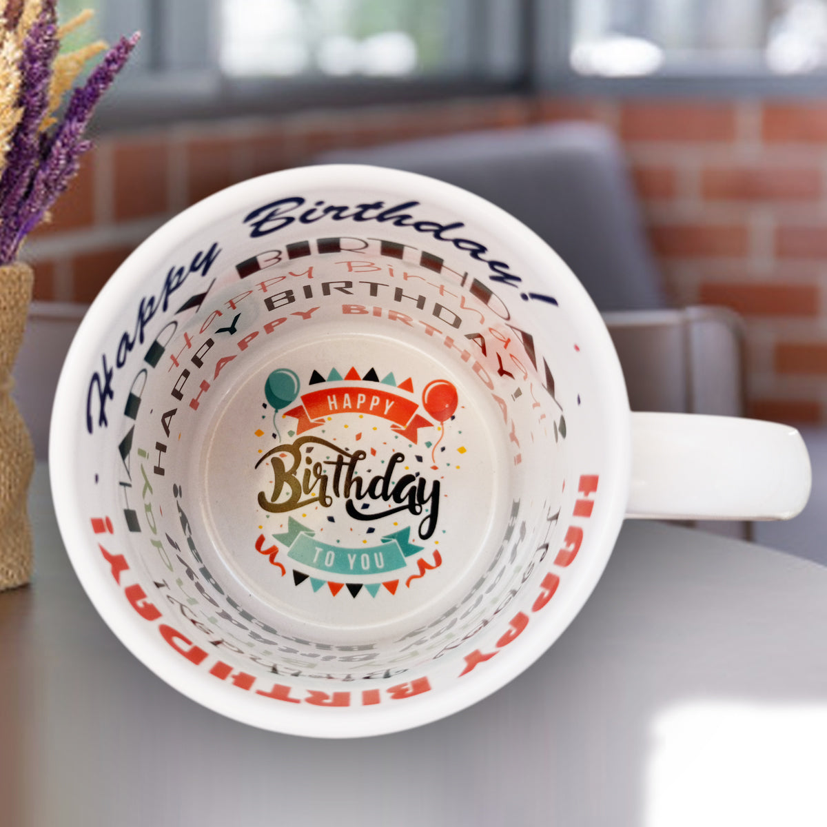 Happy Birthday Motto Mug