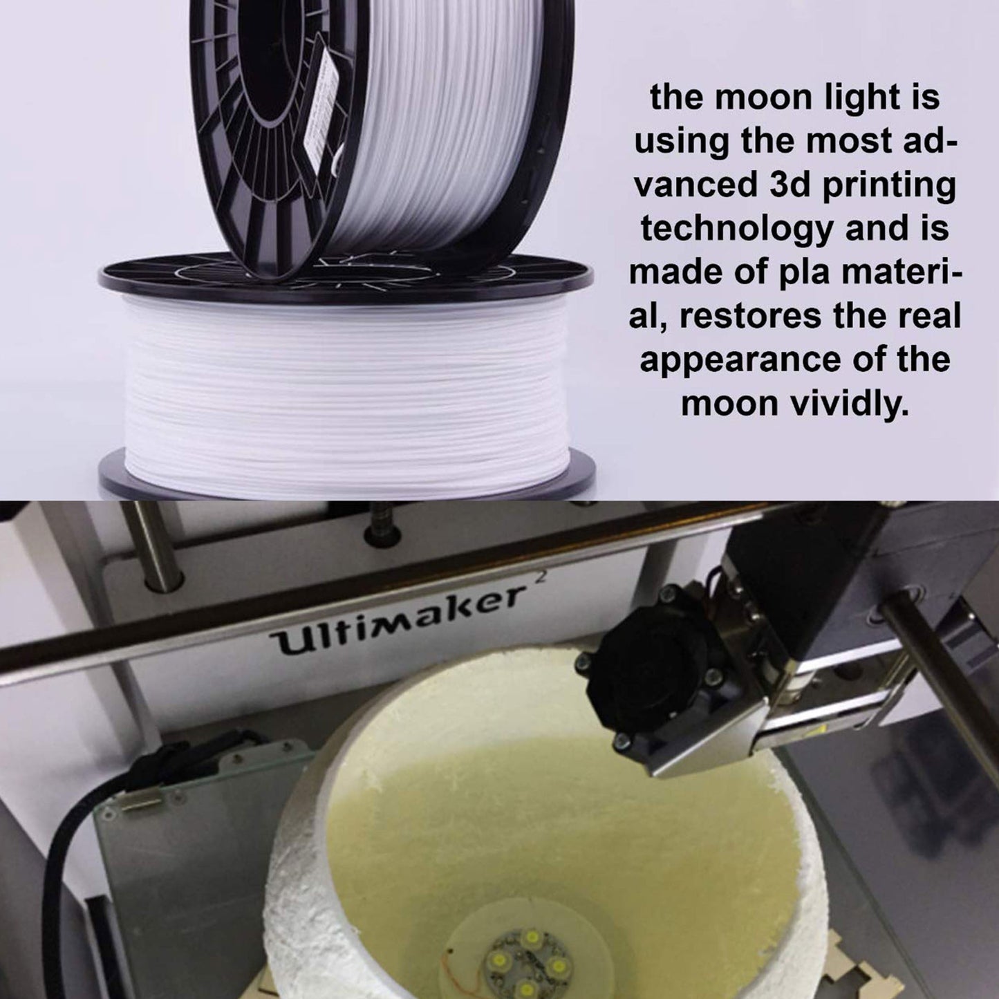 3D Moon Plug Lamp