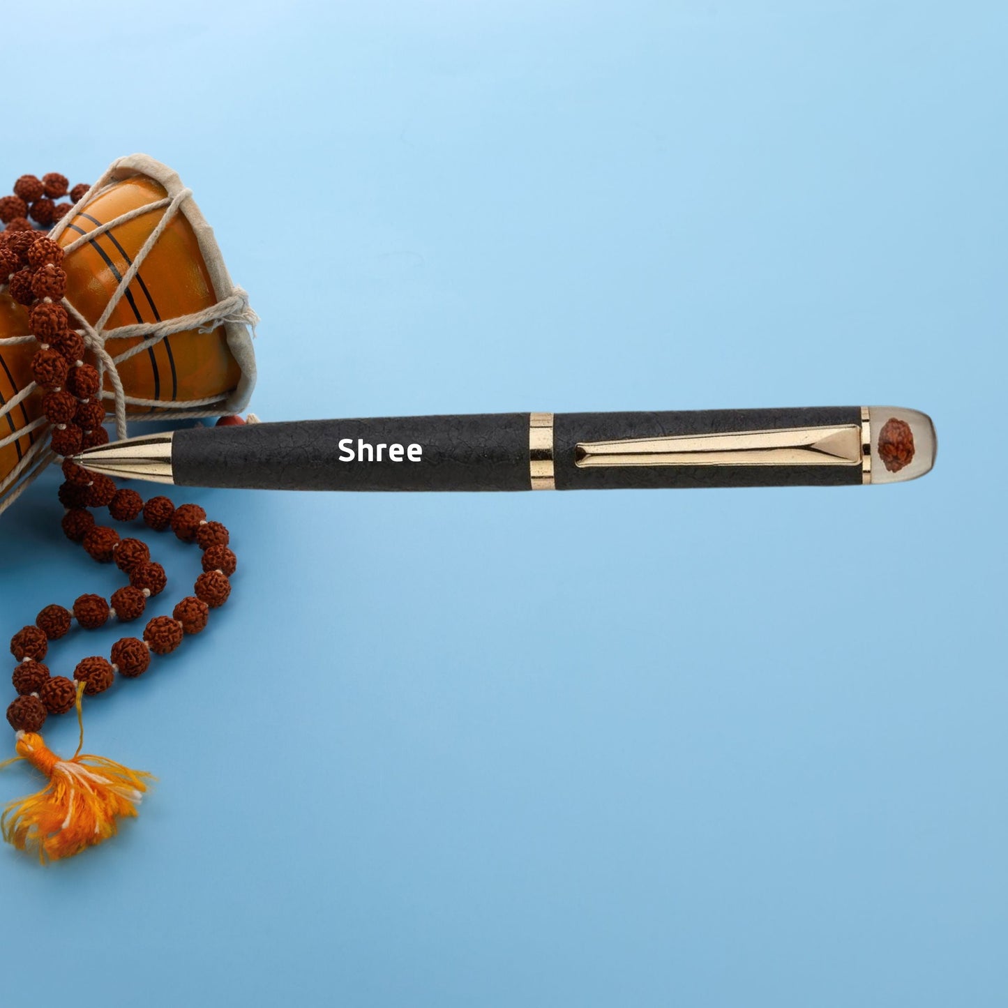 Customise Name on Rudraksha Pen - Spiritual & Personalized Writing