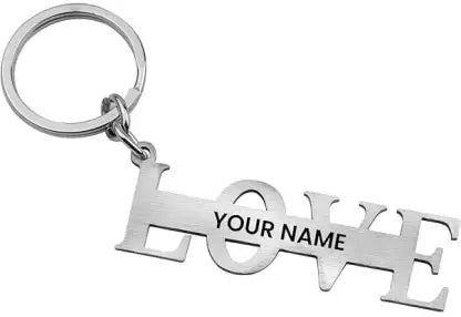 Express Your Love: Personalized Metal Keychain for Valentine's Day