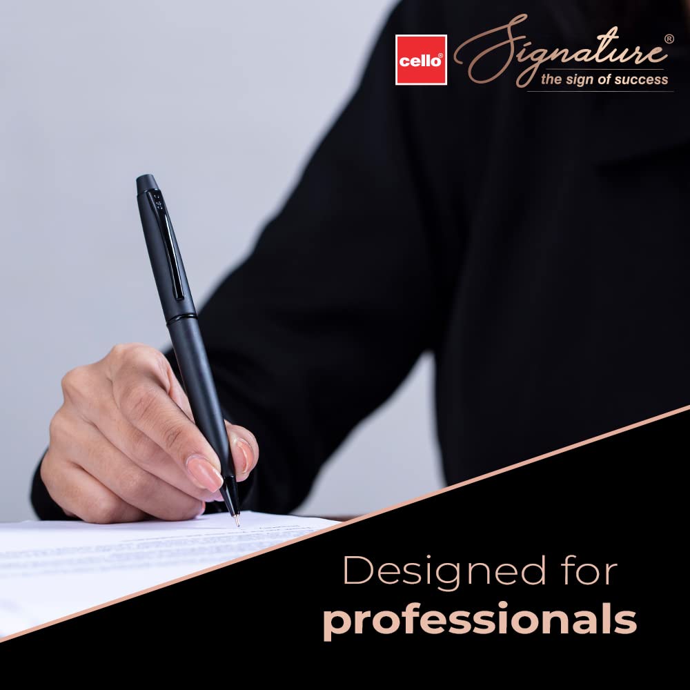 Cello Signature Carbon Ball Pen