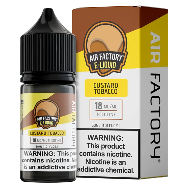 BUY 1 GET 1 FREE Custard Tobacco Air Factory Salt | Vape Amazon India