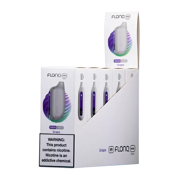 BUY 1 GET 1 FREE Grape FLONQ Max Smart | Vape Amazon India Flonq