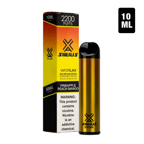 BUY 1 GET 1 FREE Pineapple Peach Mango by Sirius | Vape Amazon India VaporLax