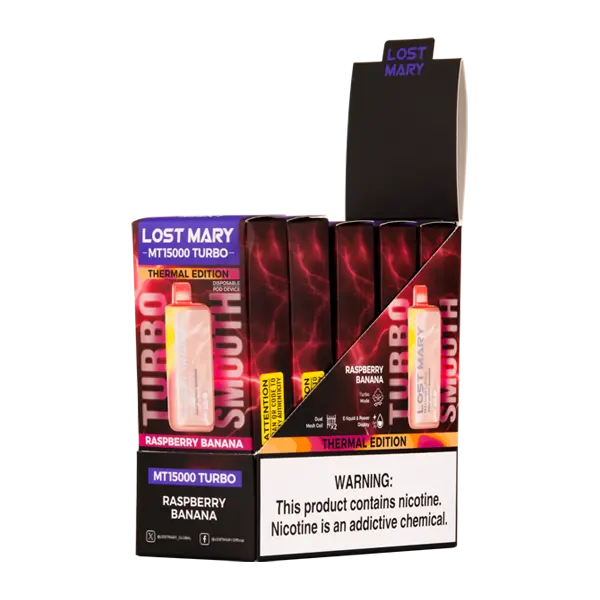 BUY 1 GET 1 FREE Rasberry Banana Lost Mary MT15000 Turbo | Vape Amazon India Lost Mary