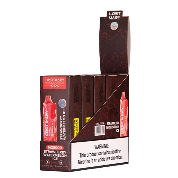 BUY 1 GET 1 FREE Strawberry Watermelon Ice Lost Mary MO5000 | Vape Amazon India Lost Mary