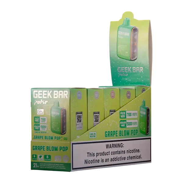 BUY 1 GET 1 FREE Grape B-Pop Geek Bar Pulse | Vape Amazon India Geek Vape