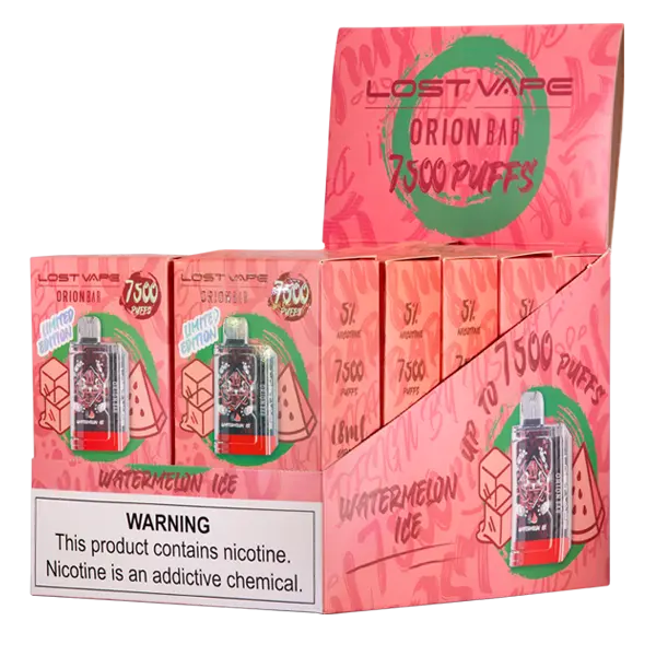BUY 1 GET 1 FREE Watermelon Ice Orion Bar 7500 | Vape Amazon India Lost Vape