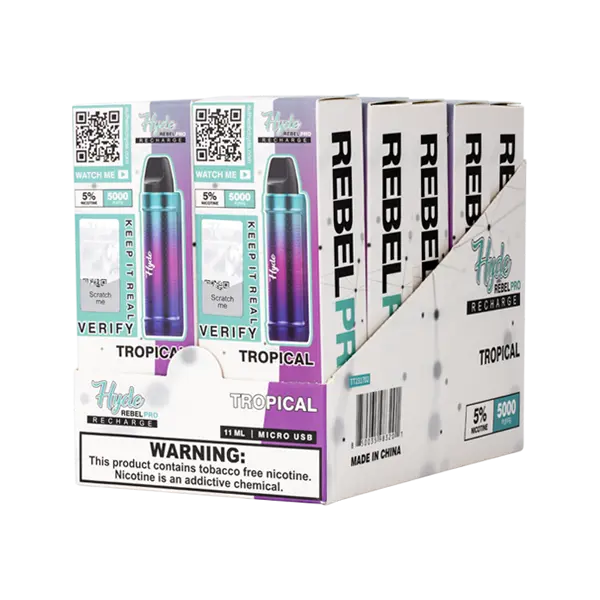 BUY 1 GET 1 FREE Tropical Hyde Rebel Pro | Vape Amazon India Hyde Disposables