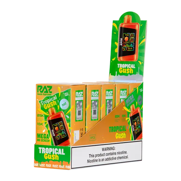 BUY 1 GET 1 FREE Tropical Gush RAZ LTX 25000 GUSH EDITION | Vape Amazon India RAZ