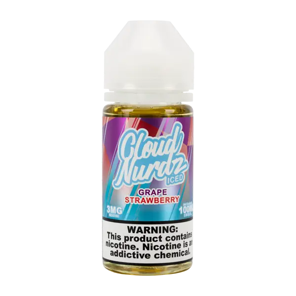 BUY 1 GET 1 FREE Iced Grape Strawberry by Cloud Nurdz 100mL | Vape Amazon India