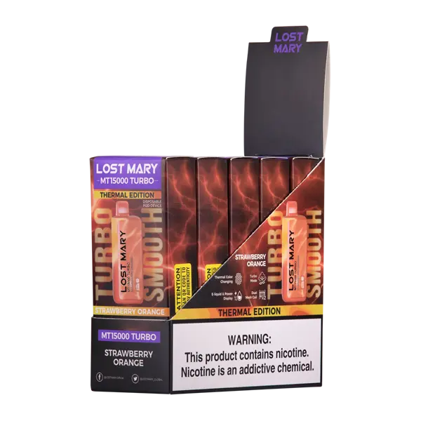 BUY 1 GET 1 FREE Strawberry Orange Lost Mary MT15000 Turbo | Vape Amazon India Lost Mary