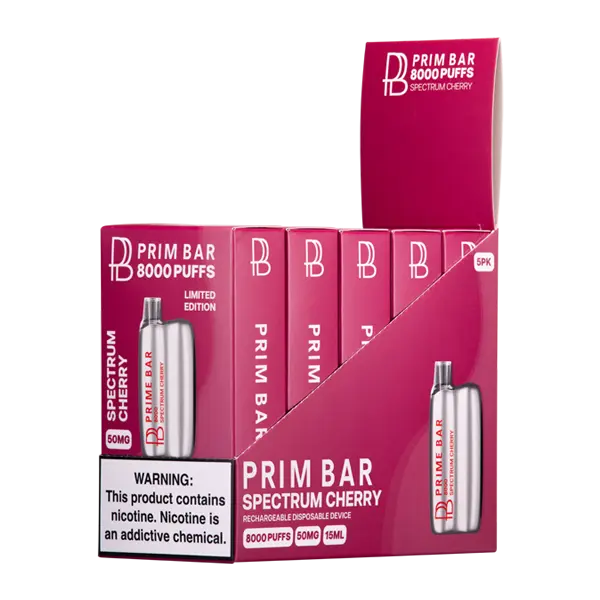 BUY 1 GET 1 FREE Spectrum Cherry Prime Bar 8000 | Vape Amazon India Prime Bar