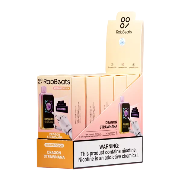 BUY 1 GET 1 FREE Dragon Strawnana RabBeats RC10000 Touch | Vape Amazon India RabBeats