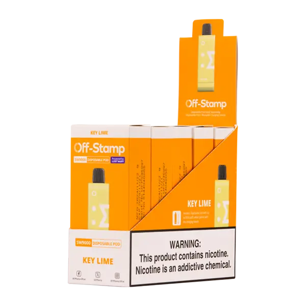 BUY 1 GET 1 FREE Key Lime Off Stamp SW9000 Disposable | Vape Amazon India Off Stamp