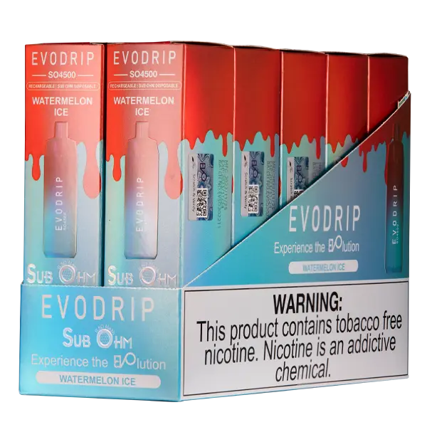 BUY 1 GET 1 FREE Watermelon Ice EVODRIP SO4500 | Vape Amazon India EVODRIP