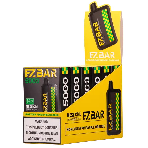 BUY 1 GET 1 FREE Honeydew Pineapple Orange EZBAR 5000 | Vape Amazon India EZEE