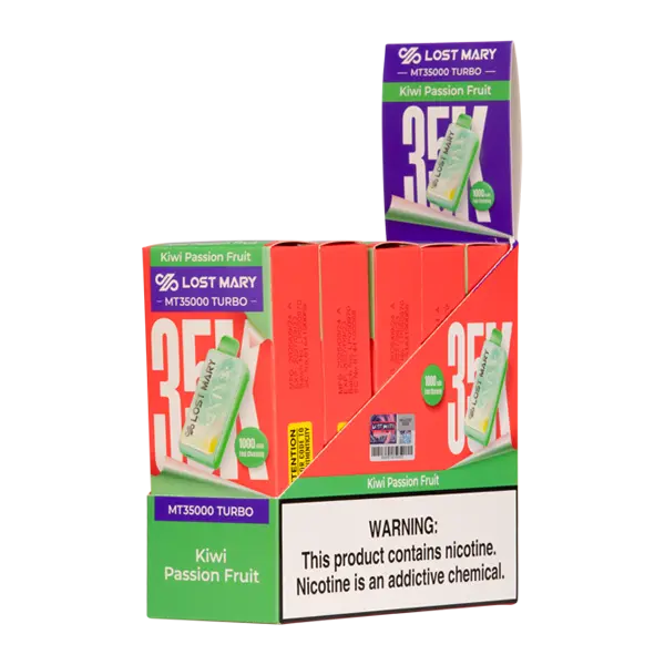 BUY 1 GET 1 FREE Kiwi Passion Fruit Lost Mary MT35K Turbo | Vape Amazon India Lost Mary