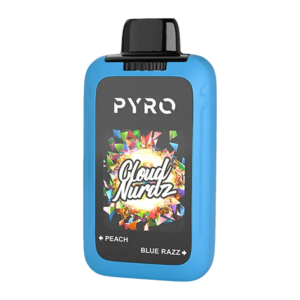 BUY 1 GET 1 FREE Peach/Blue Razz CLOUD NURDZ X PYRO Duo | Vape Amazon India
