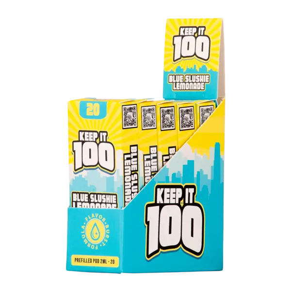 BUY 1 GET 1 FREE Blue Slushie Lemonade Keep It 100 Zeltu X3 Pods | Vape Amazon India Zeltu