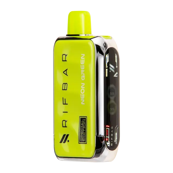 BUY 1 GET 1 FREE Neon Green Rifbar Turbo-X 25k | Vape Amazon India