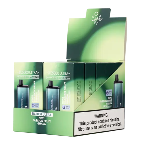 BUY 1 GET 1 FREE Kiwi Passion Fruit Guava BC5000 Ultra | Vape Amazon India EBCREATE