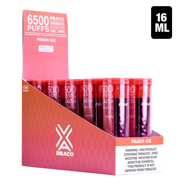 BUY 1 GET 1 FREE Peach Ice by Draco | Vape Amazon India VaporLax