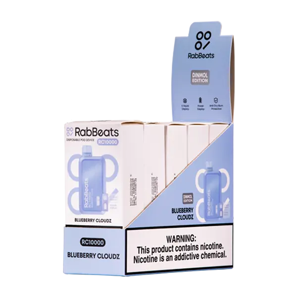 BUY 1 GET 1 FREE Blueberry Cloudz RabBeats RC10000 | Vape Amazon India RabBeats