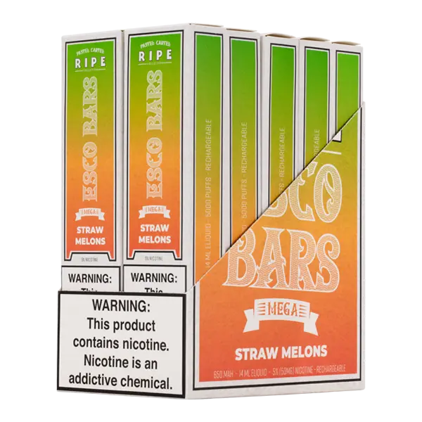BUY 1 GET 1 FREE Straw Melons Esco Bar MEGA | Vape Amazon India Esco Bar