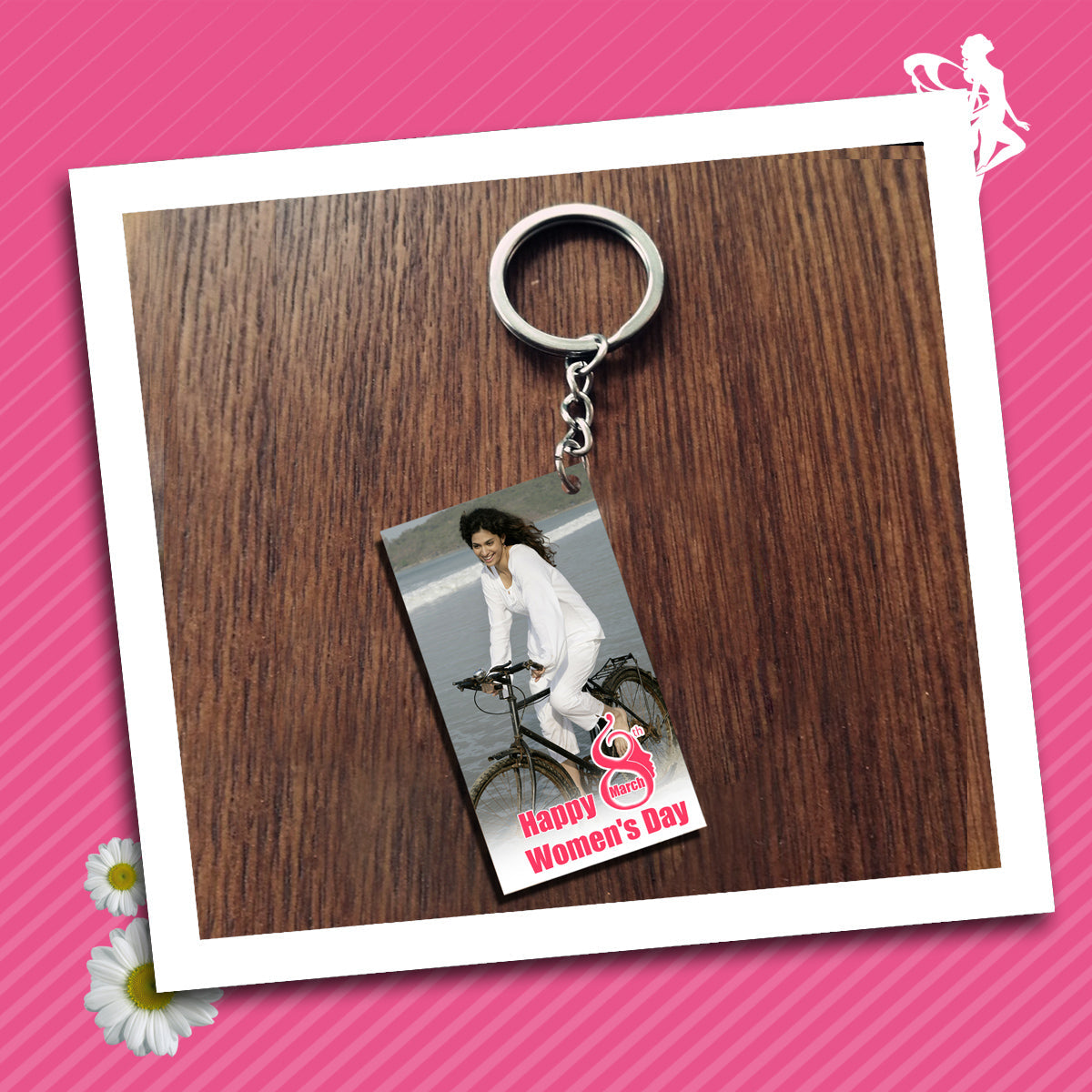 Women's Day Keychain