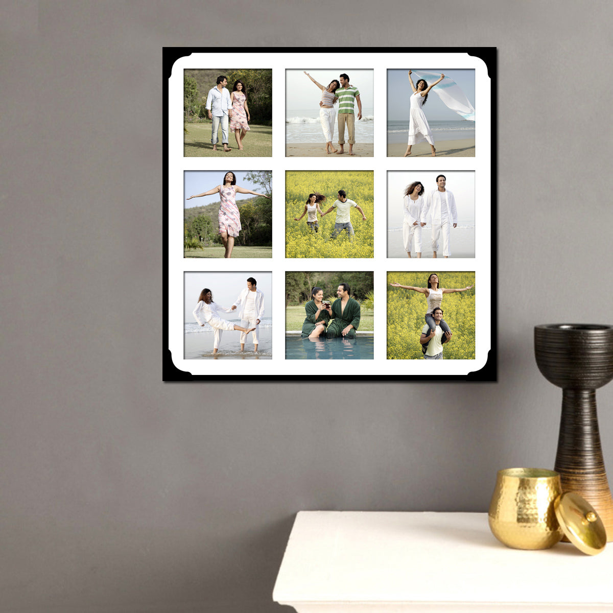 9 Photos Collage Frame