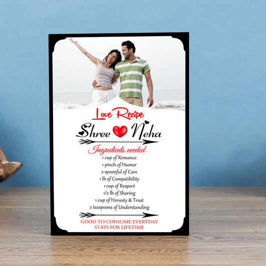 Love Recipe Frame