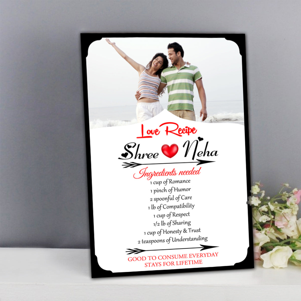 Love Recipe Frame