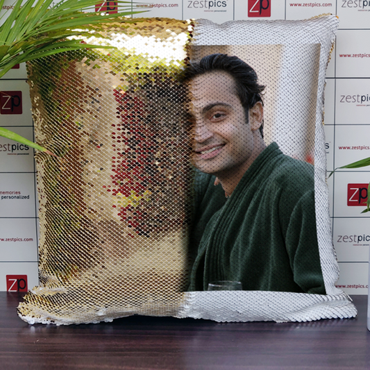 Gold Square Magic Pillow