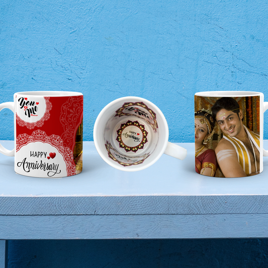 Happy Anniversary Motto Mug