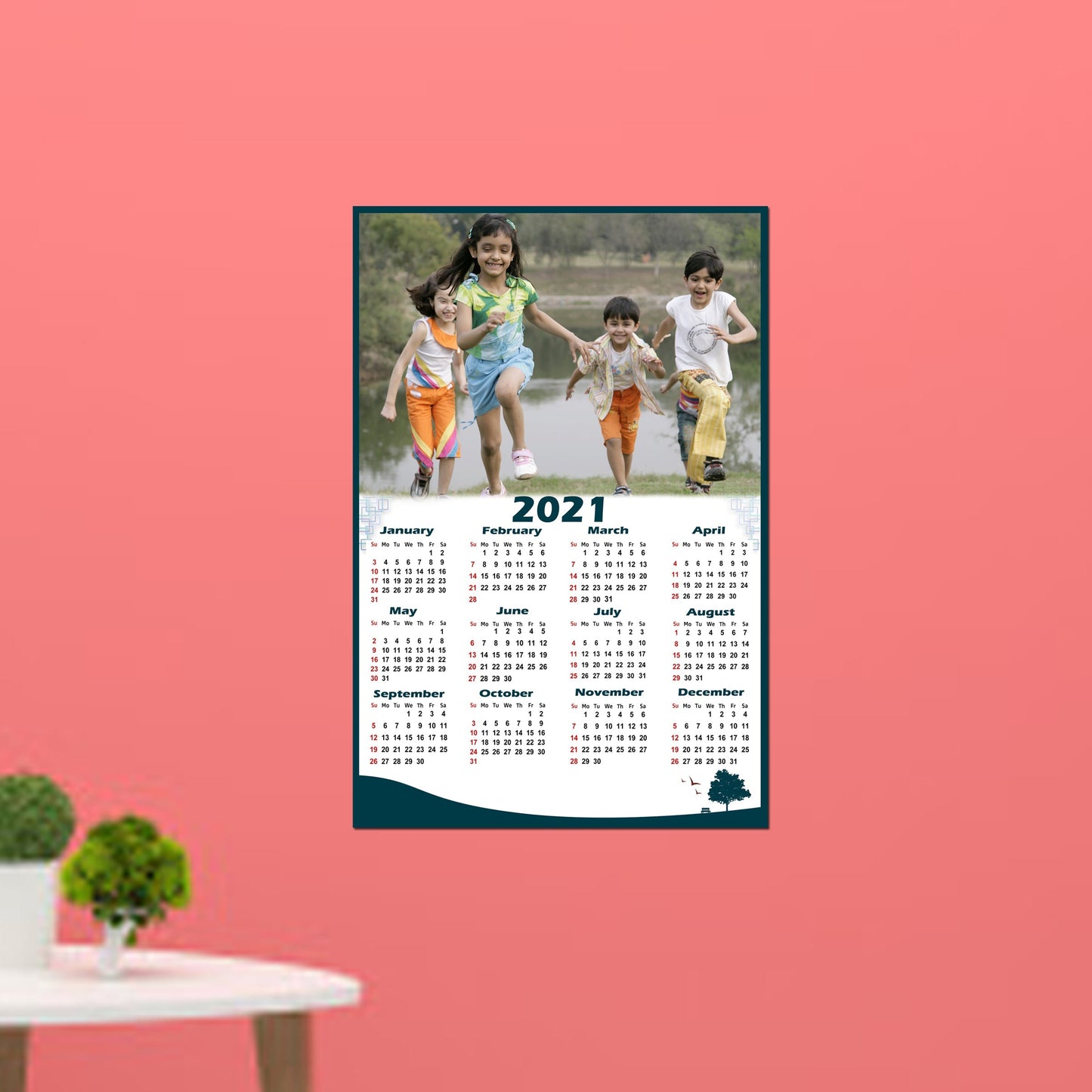 12x18 Yearly Calendar