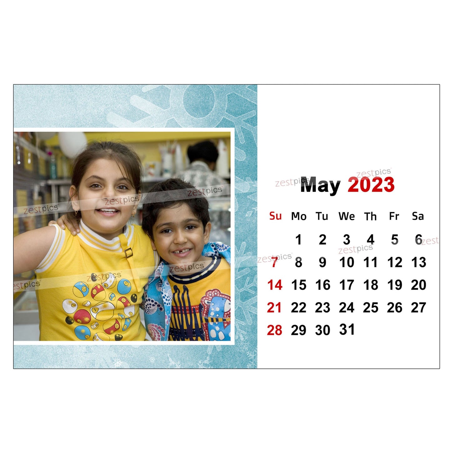 4x6 12 Months Calendar