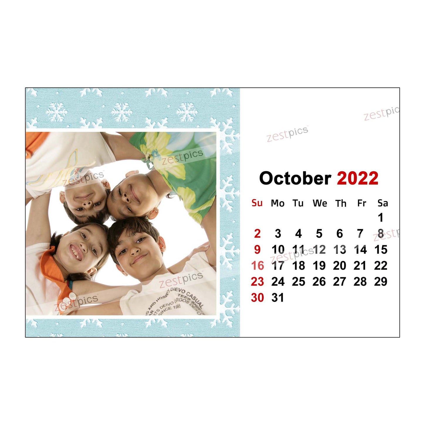 4x6 12 Months Calendar