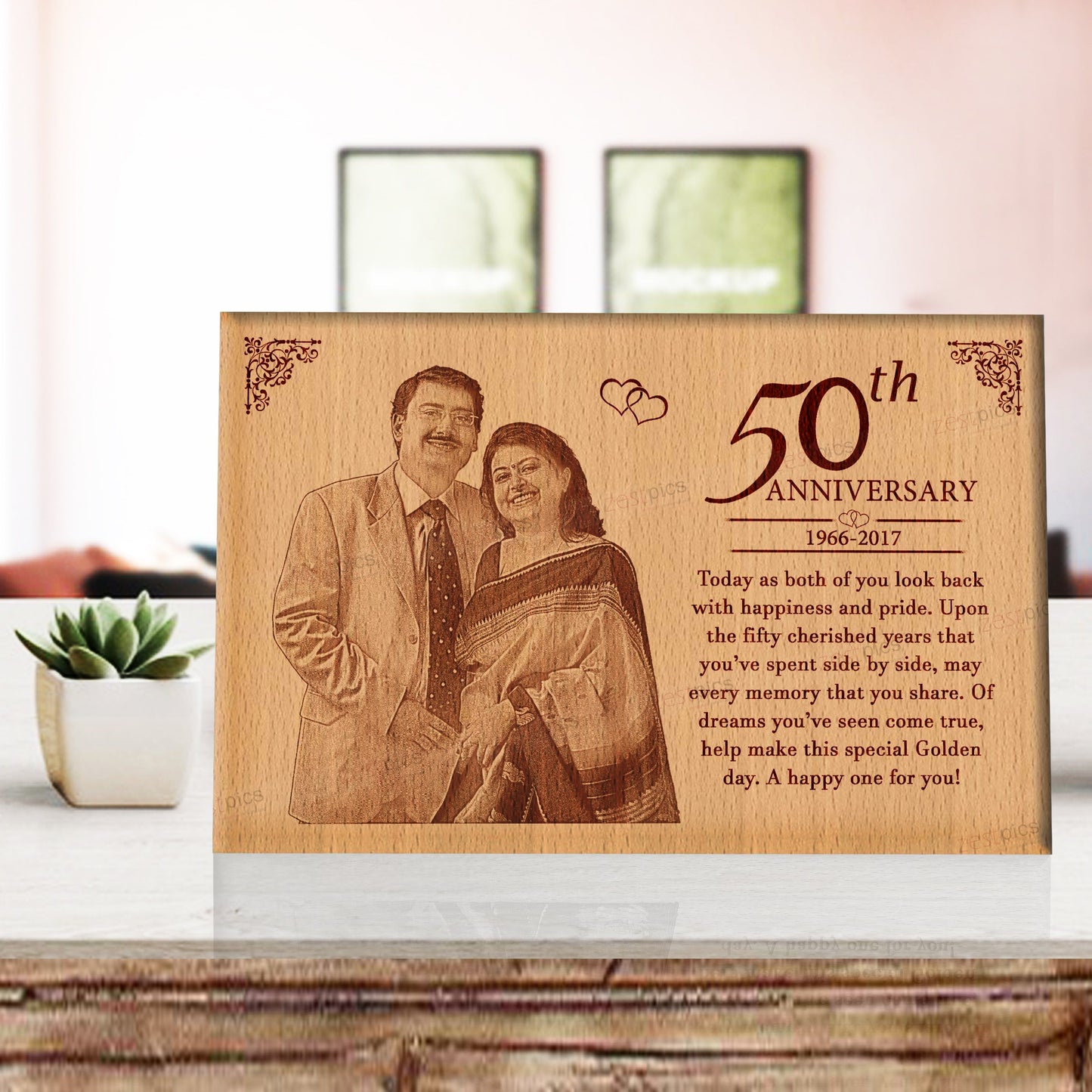 50th Golden Wedding Anniversary Gift