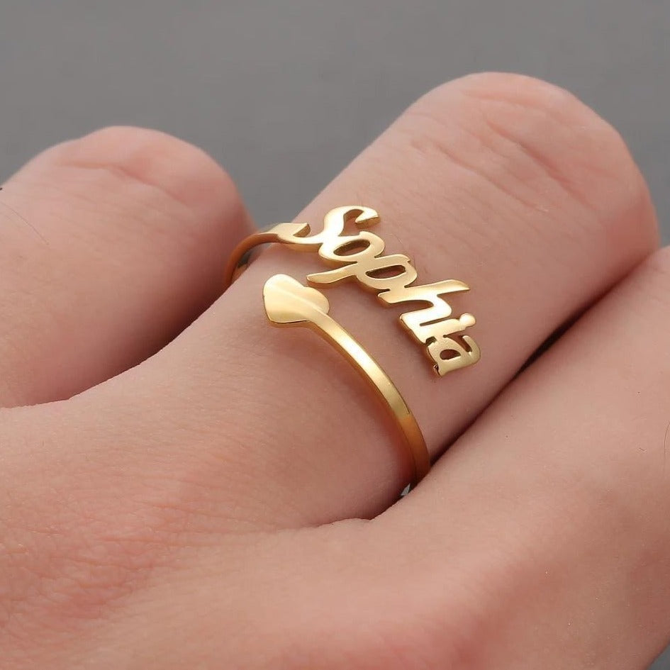 Personalized Name Ring