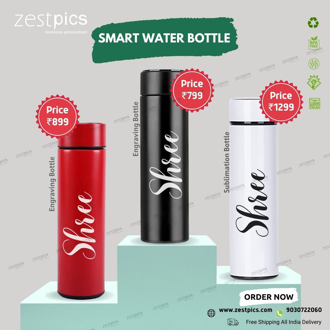 Smart Water Bottle - Red