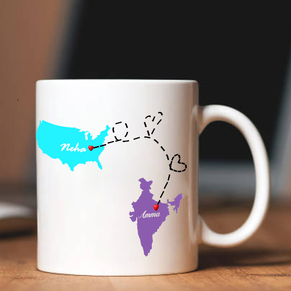 Long Distance State/Country Mug