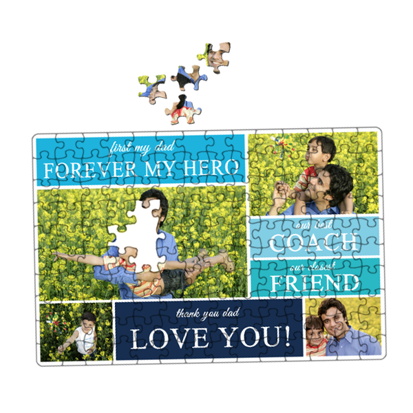Dad My Hero Puzzle Pad
