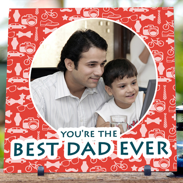 Best Dad Ever Tile